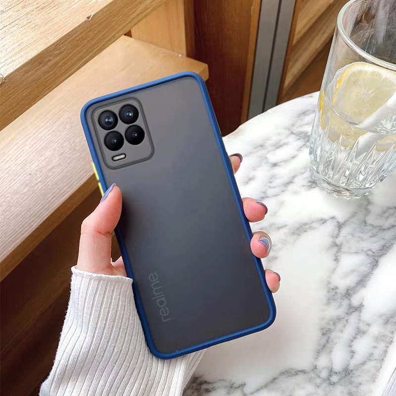 พร้อมส่ง Case Realme 8 5G เคสกันกระแทก กันลอยกล้อง ปุ่มสีผิวด้าน ขอบนิ่มหลังขุ่น เรียวมี Realme8 [ ส่งจากไทย ]