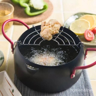 หม้อทอดเทมปุระ​ อาหาร 22*22 ซม.ญี่ปุ่นโลหะสร้างสรรค์ Clever Fried Pot ทอดอาหารสะเด็ดน้ำมัน -สินค้าพรีออเดอร์-