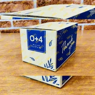 กล่องพัสดุ เบอร์ 0+4ขนาด 11*17*10 cm จำนวน 20 ใบ