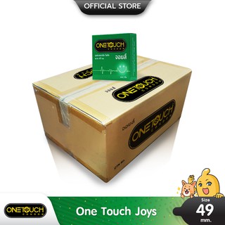 Onetouch Joys ถุงยางอนามัย ฟิตกระชับ เข้ารูป ผิวเรียบ ขนาด 49 มม. บรรจุ 1 ลัง (144 กล่อง)