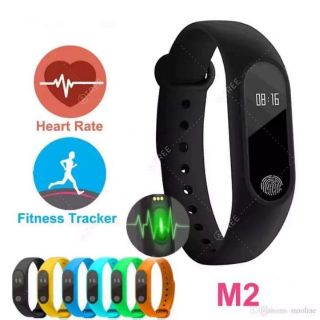 Smart Bracelet M2 นับก้าวเดิน วัดอัตราการเต้นของหัวใจ ความดัน แคลอรี่ แจ้งเตือน เชื่อมต่อผ่าน Bluetooth รุ่น ZD-0163