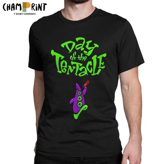 ถูกสุดๆเสื้อยืด ผ้าฝ้าย พิมพ์ลาย Maniac Mansion Day Of The Tentacle Adventure เหมาะกับใส่เล่นเกมคอมพิวเตอร์ สําหรับผู้ชา