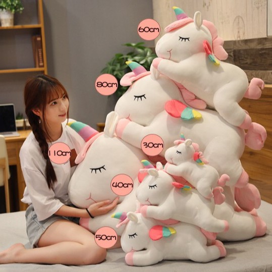 ตุ๊กตา ตัวยูนิคอน ragdoll น่ารัก ตกแตง ขนาด30cm 52CM 100CM ตุ๊กตานุ่มนิ่ม สำหรับเป็นของเล่น ของขวัณ