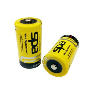 ถ่านชาร์จ Spa Size C 2700 mAh Ni-Cd จำนวน 2 ก้อน