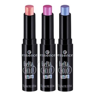 ของแท้/พร้อมส่ง Essence Hello Holo Lipstick ลิปสติกเนื้อผสานชิมเมอร์โฮโลกราฟฟิก