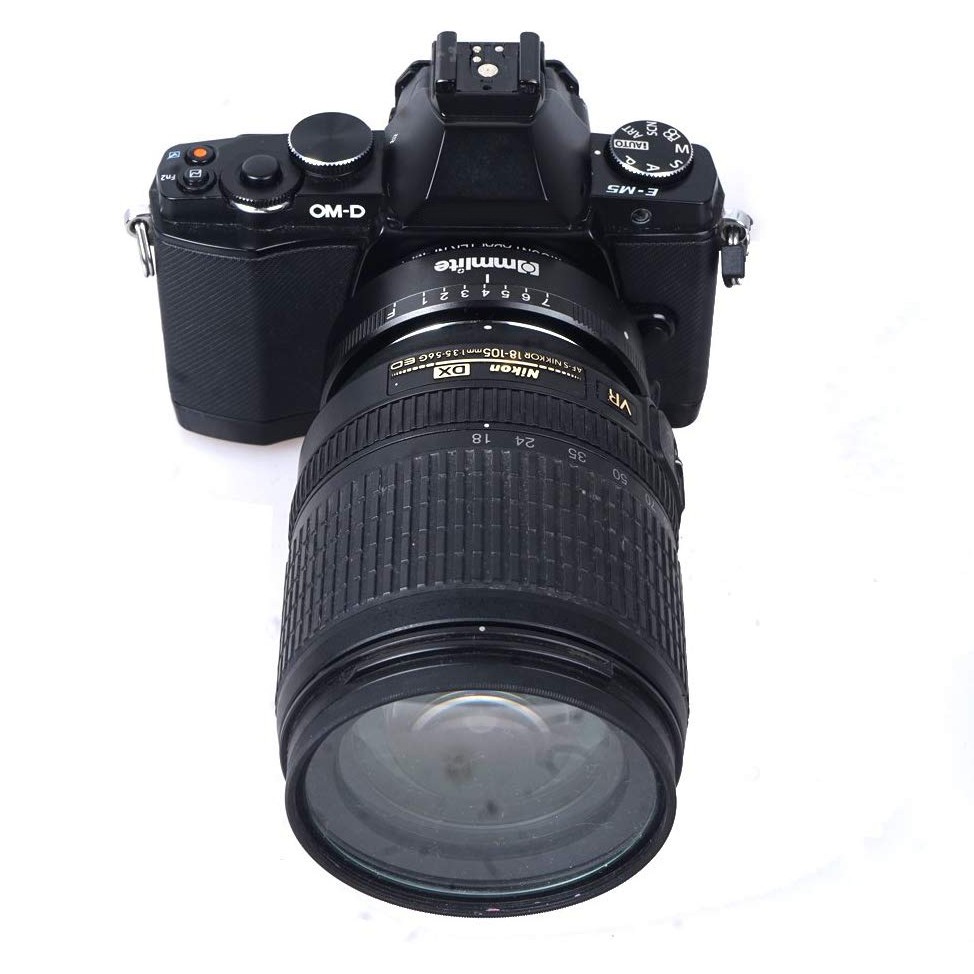 Commlite Lens Mount Adapter for Nikon G,DX,F,AI,S,D Type Lens to M4/3