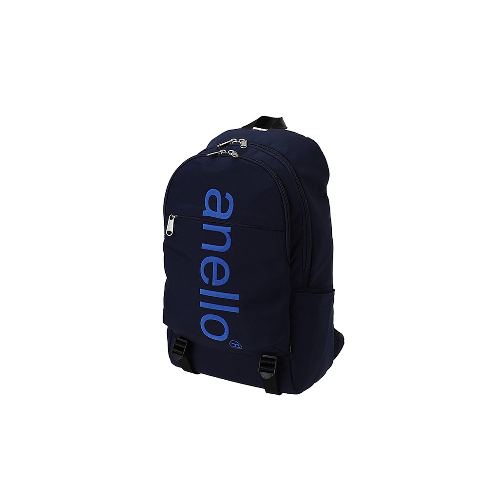กระเป๋าเป้ Anello รุ่น ฺBig Logo Print Mini Day Pack สีน้ำเงิน
