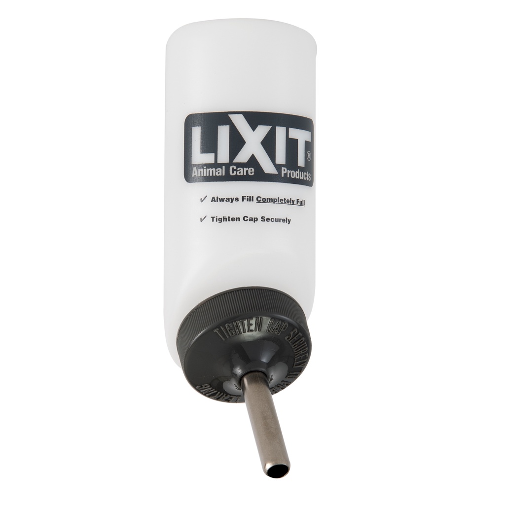 LIXIT ชุดขวดน้ำสำหรับสัตว์เลี้ยง ขนาด 16 oz. ขวดน้ำดีที่สุดในโลก รับประกัน 5 ปี