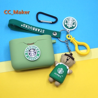 STARBUCKS ( In Stock ) เคสซิลิโคนลายการ์ตูนสําหรับ Sony Wf - 1000 Xm3