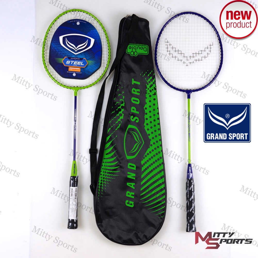 ไม้แบด ,ไม้แบดมินตันแพ็คคู่ ไม้แบดมินตัน GRAND SPORT รุ่น TWIN STINGER #372187 #372191 #372192