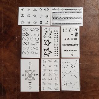 Tattoo Sticker 100 ลาย Set B