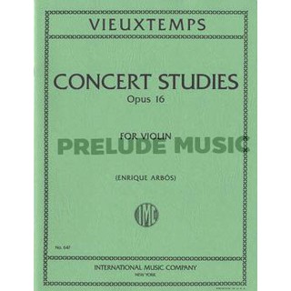 Vieuxtemps, H: Six Concert Studies op.16 (IMC647)