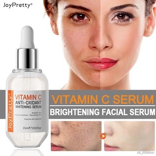 New Vitamin C Whitening Face Serum Joypretty Hyaluronic Acid Facial Skin Spot Purifying Serum Dark Spot Remover Cosmetic