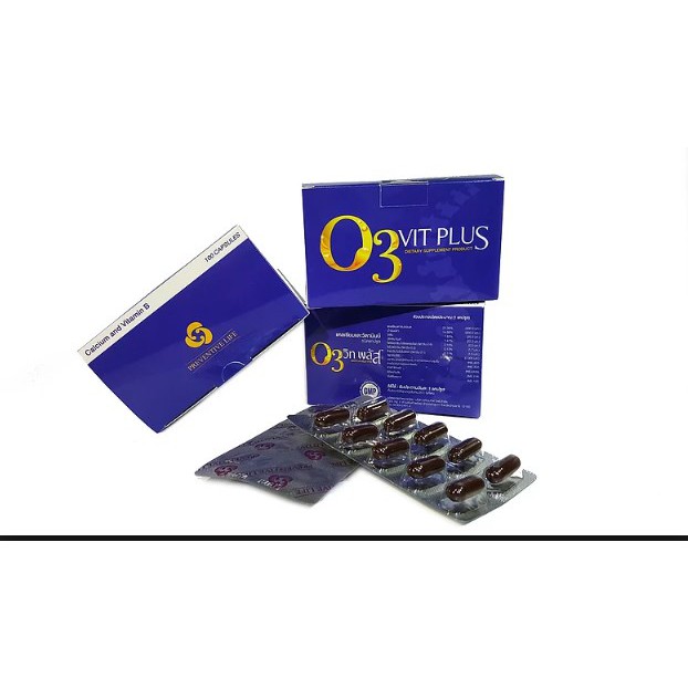 O3 Vit Plus Fish Oil 200 mg. Capsule Dietary Supplement Product น้ำมันปลา 200 มก. แคปซูล