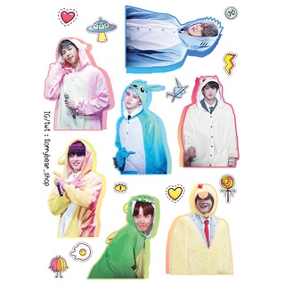 ฺBTS Sticker Die-Cut สติ๊กเกอร์ ไดคัท กันนน้ำ