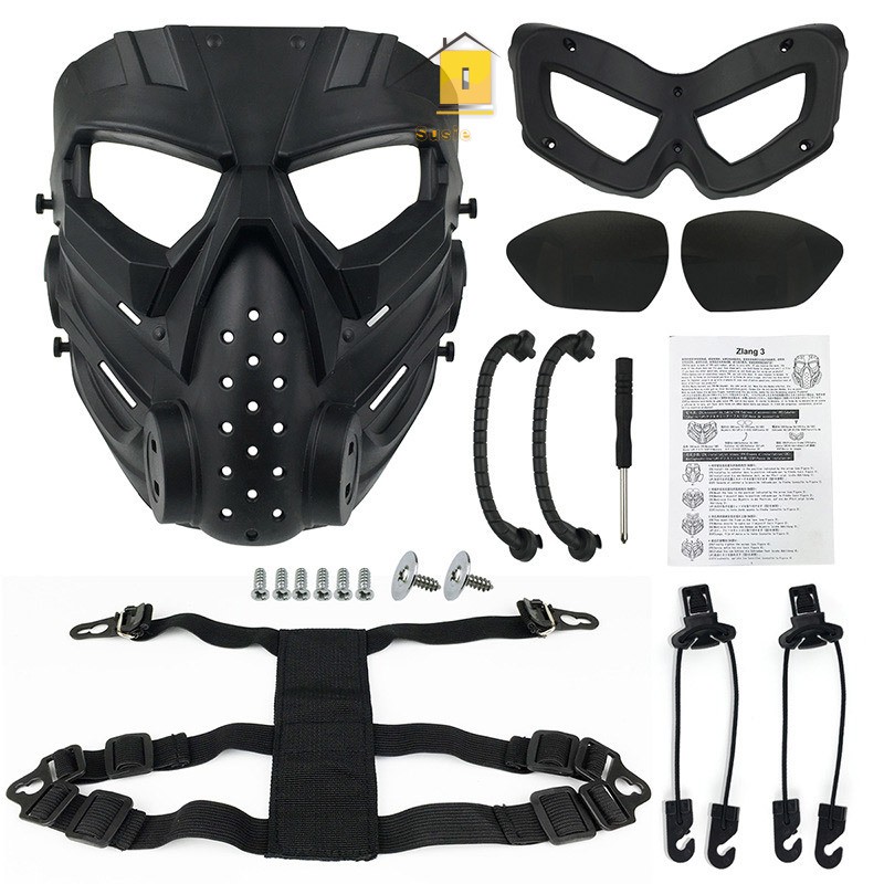 ストア Airsoft Mask Full Face With Eye Protection Collision Resistant For