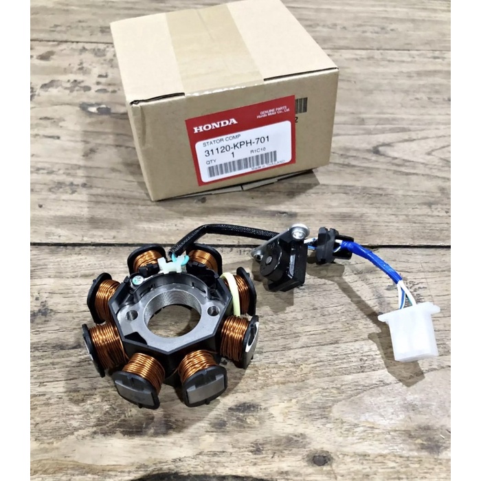 ขดลวดสเตอร์ ฟิลย์คอย(แท้) เวฟ125iบังลม สตาร์มือ/เท้า MUTSUBS(31120-KPH-701