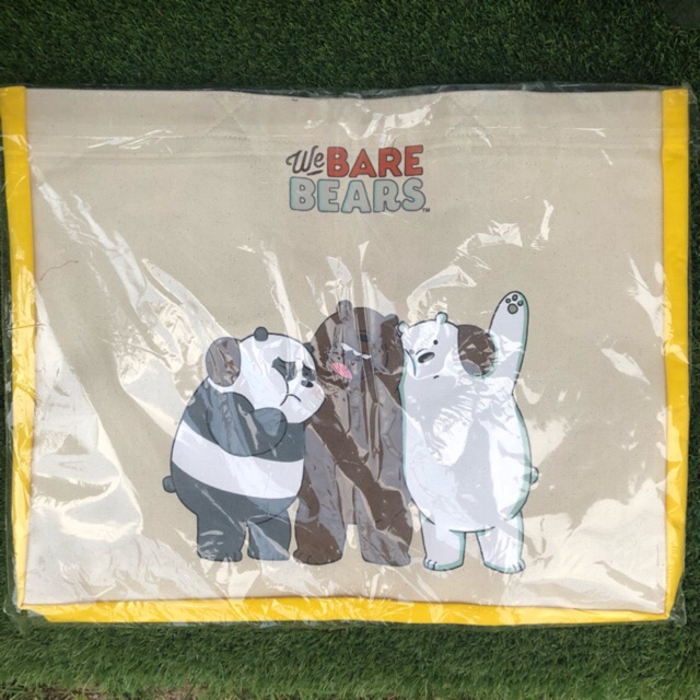 สินค้าใหม่! We Bare Bears กระเป๋าสะพายข้างขนาดใหญ่