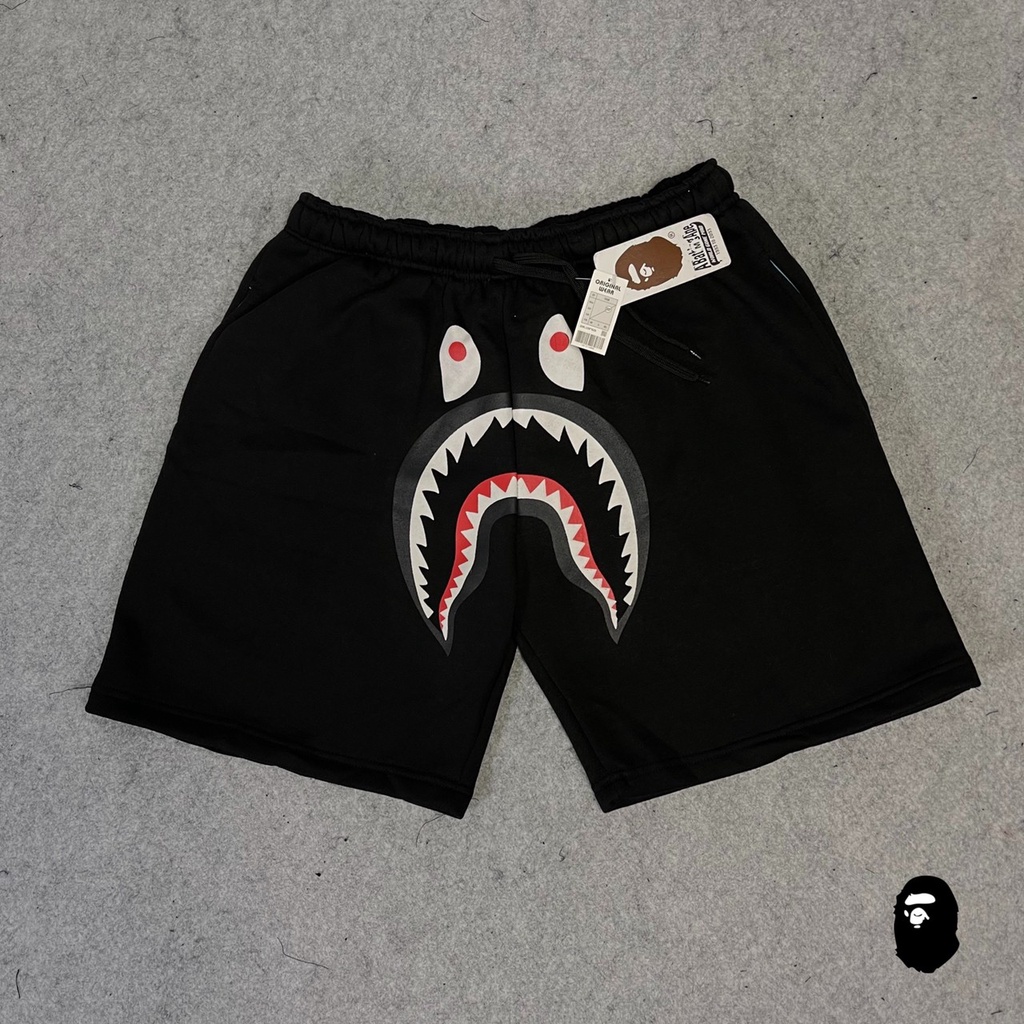 กางเกงบ็อกเซอร์ขาสั้น BAPE SHARK สําหรับผู้ชาย เล่นเซิร์ฟบอร์ด
