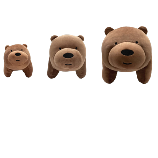 ตุ๊กตาหมี We Bare Bear แบบยืน 4 ขา ตุ๊กตาหมีนุ่มนิ่ม ขนาด 10 นิ้ว / 14 นิ้ว / 18 นิ้ว