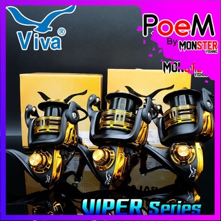 รอกตกปลา รอกสปินนิ่ง VIVA รุ่น Viper Series (BLACK GOLD)