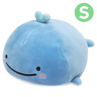 ตุ๊กตา Jinbesan แบบ Kokujira (ปลาวาฬสีน้ำเงิน) นุ่มแบบ Super Mochi ขนาด 10 x 15 x 15 ซม.