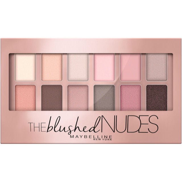 🔥มีโค้ดลด100฿🔥Maybelline The Blushed Nudes อายแชโดว์😍😊