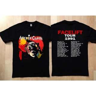 เสื้อยืด พิมพ์ลาย Alice In Chains Facelift 1991 Concert Tour สไตล์วินเทจ ทุกขนาด