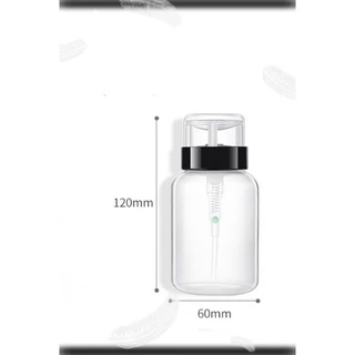 ขวดปั๊มพลาสติก สำหรับใส่น้ำยาล้างเล็บ-น้ำยาต่างๆ ขนาด200ml. ✅พร้อมส่งมาก✅