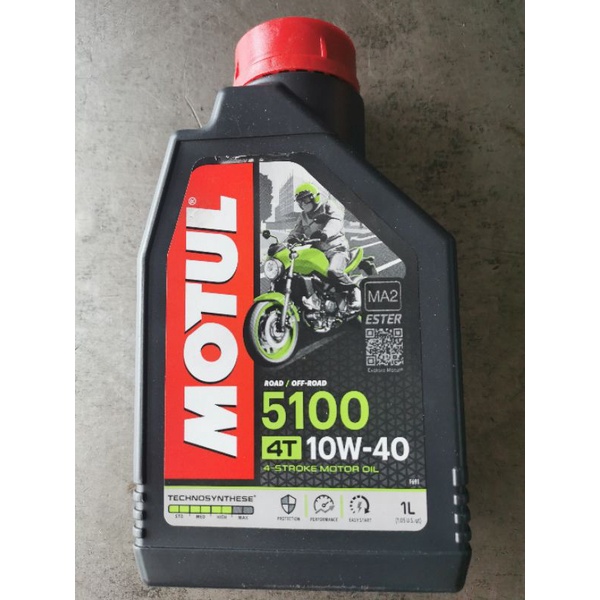 MOTUL 5100 10W-40 น้ํามันมอเตอร์ 4T 1L