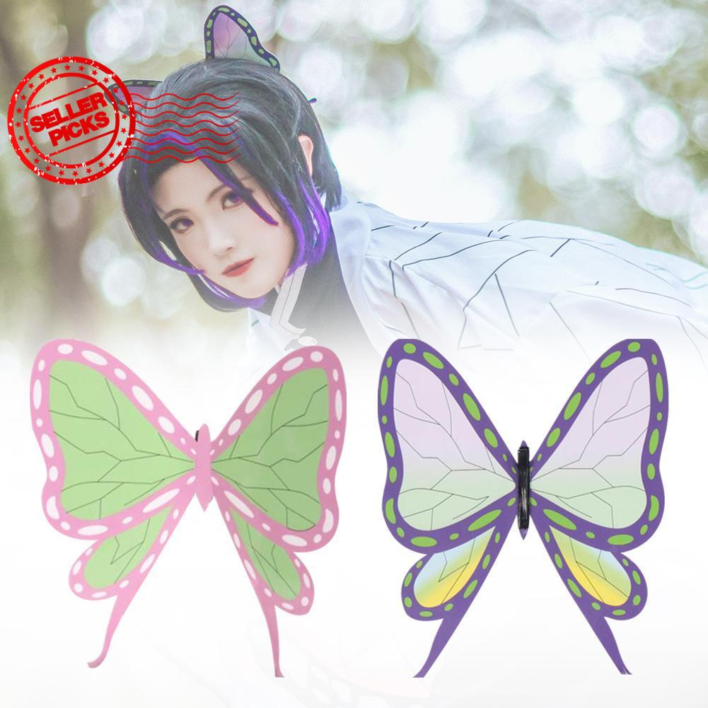 Demon Slayer: Kimetsu no Yaiba Kochou Shinobu Widows hairclip Peak Cosplay V3O6