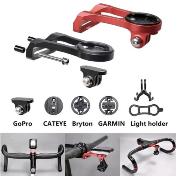 Barfly Bracket Holder Speedometer Garmin Bryton Xoss G + Cateye igsport ไฟกล้องอลูมิเนียมอัลลอยด์