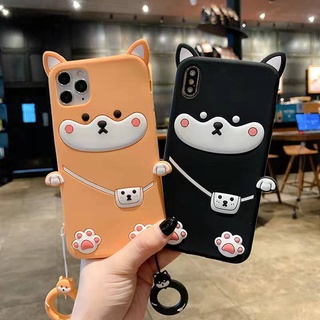 เคสโทรศัพท์มือถือ กันกระแทก ลายสุนัขชิบะอินุ สําหรับ iPhone 4G 5G 6G 6S SE2 7G 7PLUS 8G 8PLUS X XS XR XSMAX 11 11PRO 11PROMAX