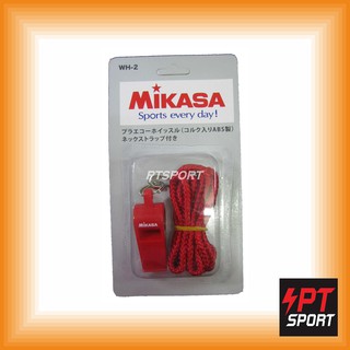 MIKASA WH-2 นกหวีด ผู้ตัดสิน สีแดง