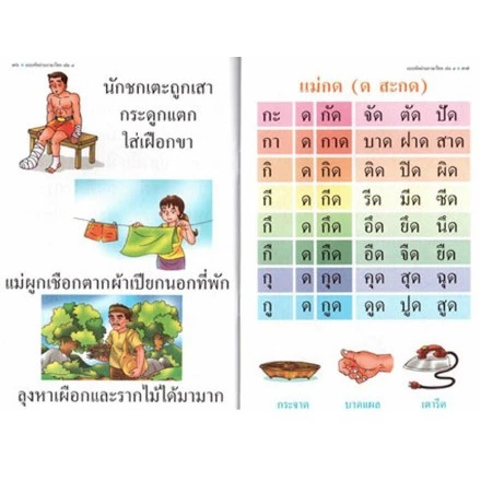 ขายดีมาก !! แบบหัดอ่านภาษาไทยเล่ม 1-4 สำหรับชั้นปฐมวัย (อนุบาล-เด็กเล็ก)(ขายแยกเล่ม)(อักษรา) thumbnail 4