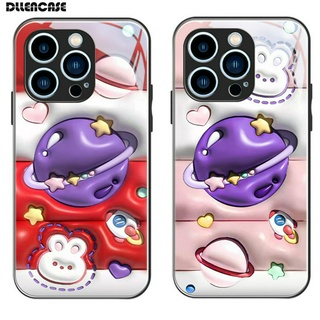 Dllencase เคสกระจกนิรภัย ป้องกันกล้อง สําหรับ iPhone 14 Pro Max 14 Plus 13 12 11 D088