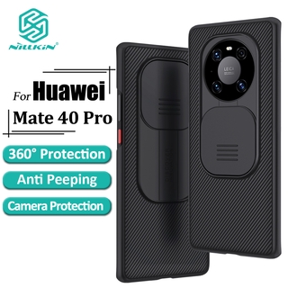 Nillkin Camshield เคส สำหรับ Huawei Mate 40 Pro หรูหรา PC ยาก เคสโทรศัพท์ พร้อมระบบกันสไลด์กล้องฝาหลังกันกระแทก เคสมือถือ