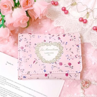 Laduree Floral Pink small wallet