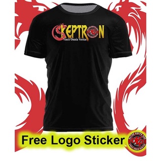 เสื้อยืดผ้าฝ้าย Akp SKEPTRON การออกแบบมังกรใน DTF