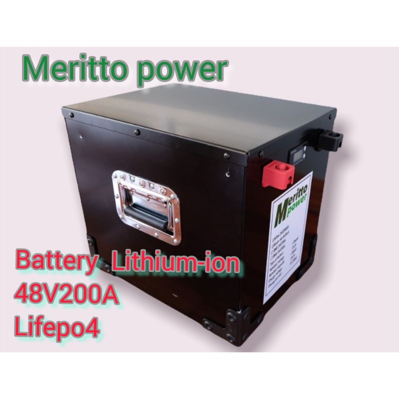 แบตเตอรี่ลิเที่ยม battery lithium ion lifepo4 ,24V200ABMS250A