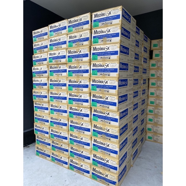 📦ราคาเหมาลัง 20กล่อง Medimask เมดิแมส หน้ากากอนามัย 3ชั้น 50ชิ้นต่อกล่อง ของแท้แน่นอน พร้อมส่ง เมดิแมสยกลัง #8