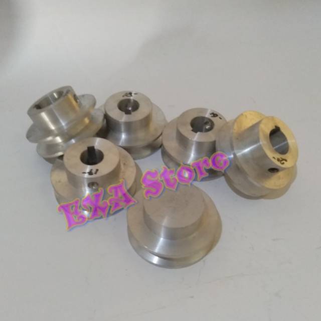 รอกอลูมิเนียม A1 - 2.5 นิ้วเป็น 8 9 10 12 14 16 17 18 19 20 mm CAN CHOOSE ขนาดรอกอลูมิเนียม