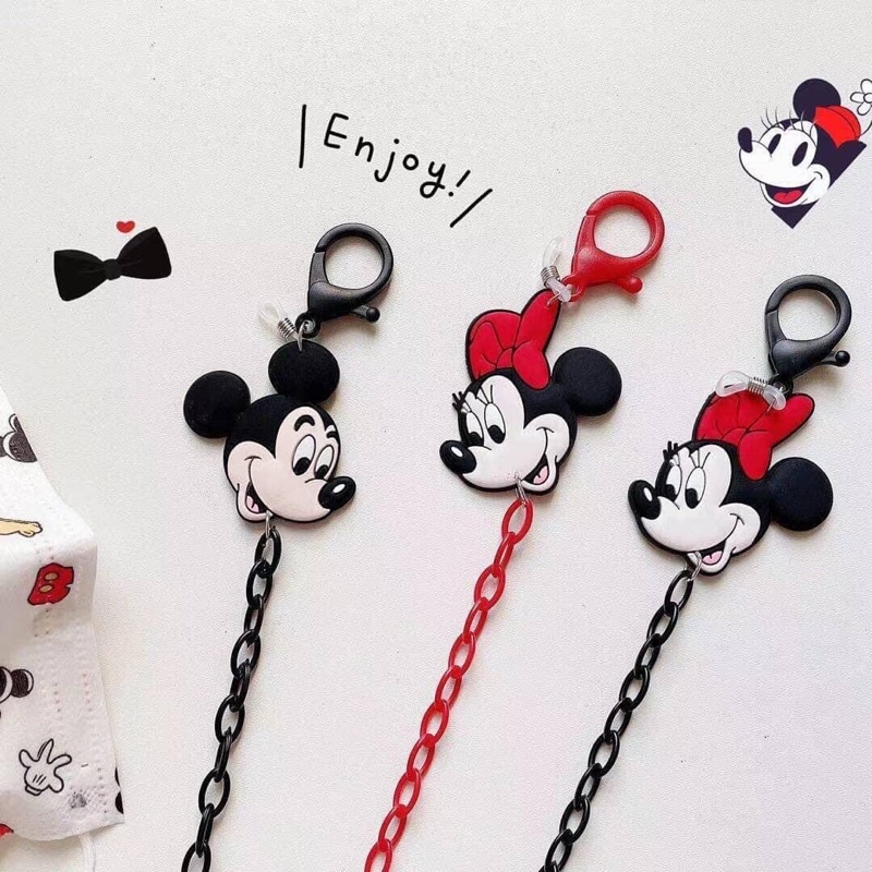 💗พร้อมส่ง 18.-💗 สายคล้องแมสน่ารักๆ ราคาถูก Shopee Lazada