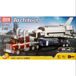 เลโก้ jisi 105531 Shuttle Transporter ชุดรถบรรทุก 341 ชิ้น