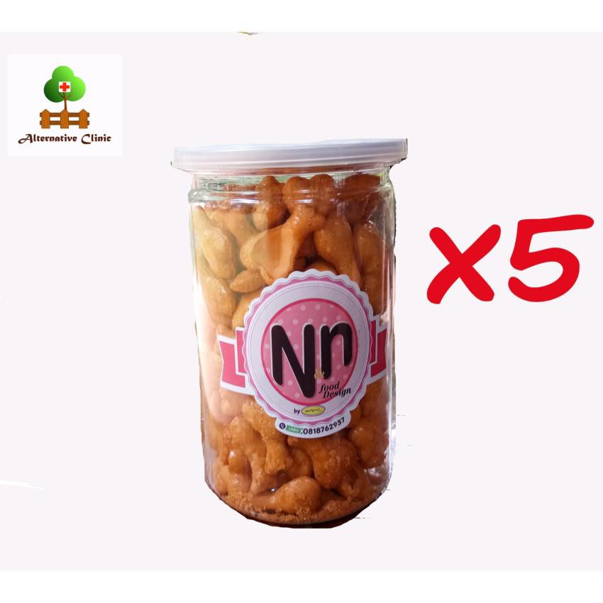 N&N Food น่องทอง design by แม่ยุพา ขนมขาไก่น่องทอง 150 กรัม 5 กระปุก Breadstick 150 g. 5 pots