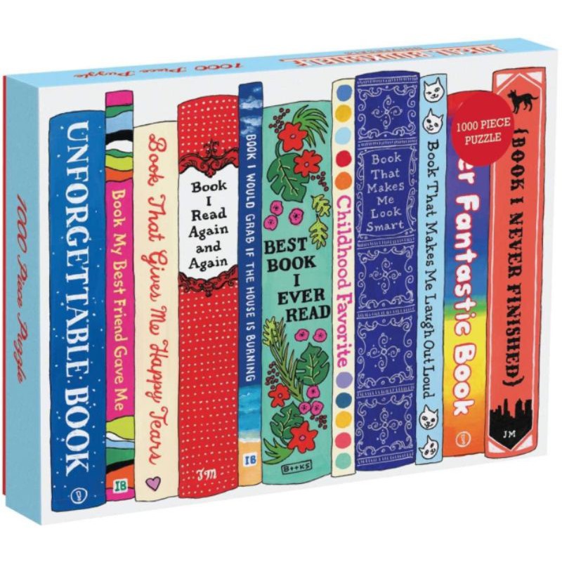 Jigsaw puzzle by Galison Ideal bookshelf 1,000 pieces จิ๊กซอว์ 1,000 ชิ้น