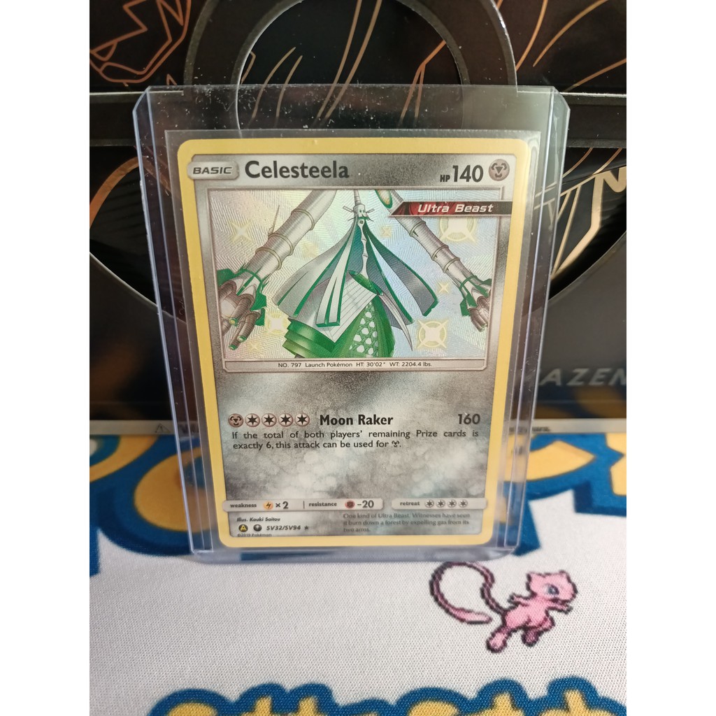 Pokemon Card "Celesteela Shiny SV32/94" ENG Hidden Fates
