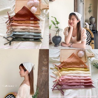 COLORFULL🎉 ผ้าโพกผม ออแกนซ่า 20 สี 🌟พร้อมส่ง🌟 🌈