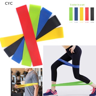 CYC Portable Fitness Workout Equipment Rubber Resistance Bands Yoga Gym Elastic CY