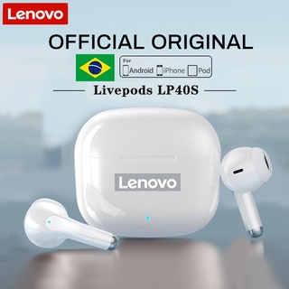 Lenovo LP40s Lenovo LP40 IPX5 ชุดหูฟังสเตอริโอไร้สาย บลูทูธ 5.1 HD พร้อมไมโครโฟนสเตอริโอ